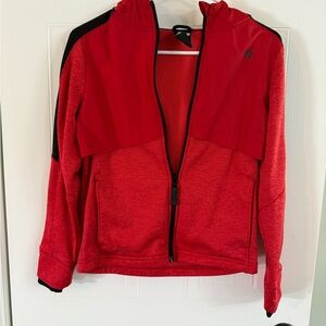 Red Zip-Up Hoodie